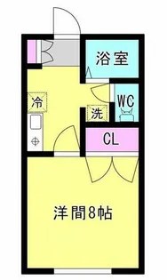 クワコーポ白金【101号室】の間取り