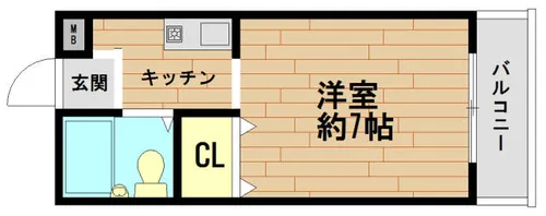 南町壱番館【1階】の間取り