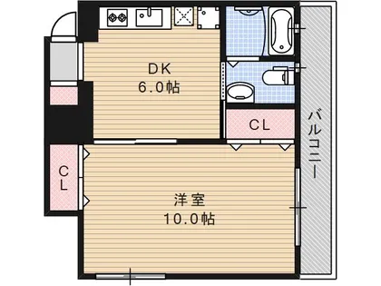 美光マンション【2D号室】の間取り