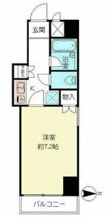 1Kの間取り画像