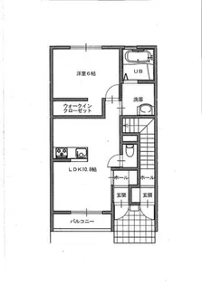 愛知県豊川市伊奈町新屋【アパート】の間取り