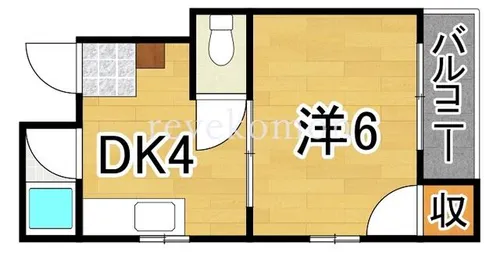 福岡県福岡市早良区西新2丁目【マンション】の間取り