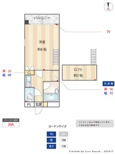 ユーライフ高取【301号室】の間取り