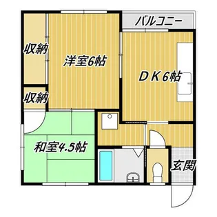 田中アパート【203号室】の間取り
