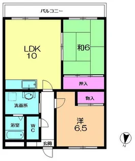 ローズガーデン【302号室】の間取り