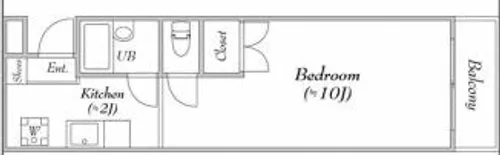 グレセントYYUーⅡ【4階】の間取り