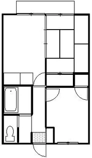 パナハイツリビエラ【1階】の間取り
