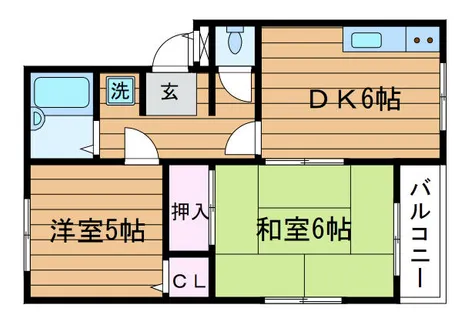 大阪府摂津市千里丘東4丁目【マンション】の間取り