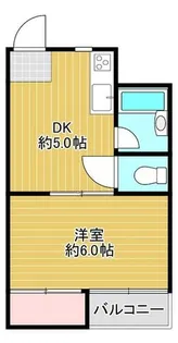 大阪府大阪市港区八幡屋3丁目【マンション】の間取り