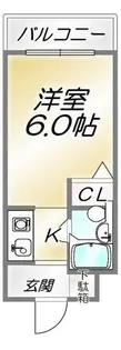 片町線忍ケ丘駅まで歩いて2分【4階】の間取り
