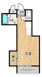 グリーンハイツ【102号室】の間取り