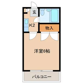 プリンセス八事【1階】の間取り
