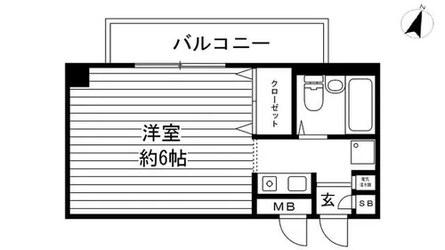 レジア新神戸【5階】の間取り