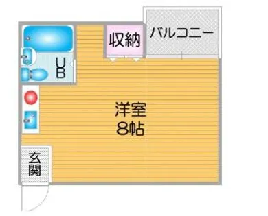 キューブ西加賀屋【2階】の外観