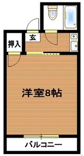 ハイツ中村【201号室】の間取り