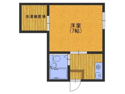1Kの間取り画像