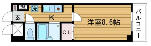 ビスタ穂波公園【2階】の間取り