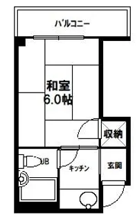 Wynn御陵【2階】の間取り