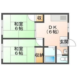 山本コーポ【103号室】の間取り