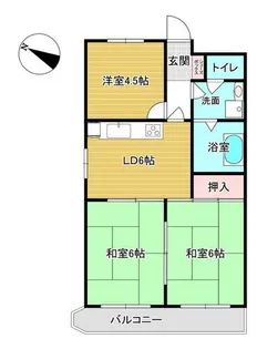 ルミエール丹波橋【407号室】の間取り