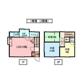 兵庫県神崎郡市川町北田中【一戸建】の間取り