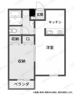 トゥインクルテラス【1階】の間取り