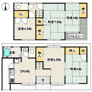 兵庫県神戸市長田区源平町【一戸建】の間取り
