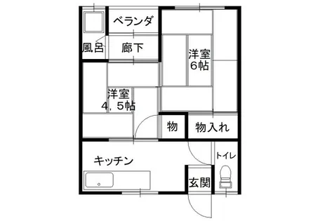 内山文化【2階】の間取り