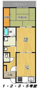 ラヴェルドムール【2階】の間取り