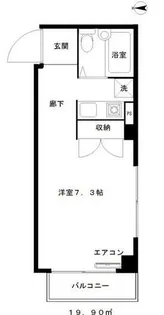 ホーメストST【3号室】の間取り