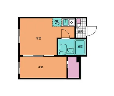 北海道登別市富士町1丁目【マンション】の間取り