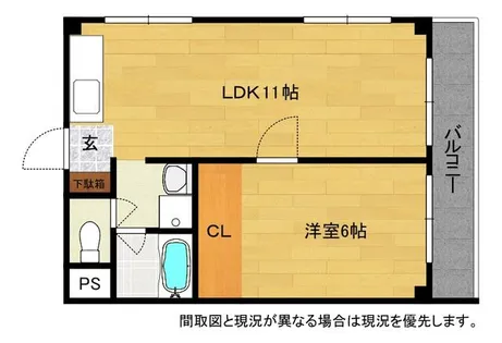 ユニティ足立【3階】の間取り