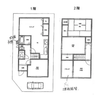 大阪府河内長野市高向【一戸建】の間取り