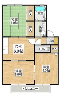 ベルフォーレ【2階】の間取り