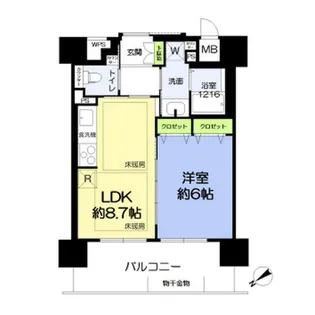 エイジングコート有馬【2階】の間取り