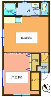 WESTハイツ【101号室】の間取り