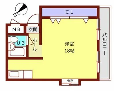 大産高宮ビル【6階】の間取り