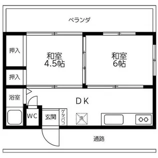 第三藤井荘【2階】の間取り