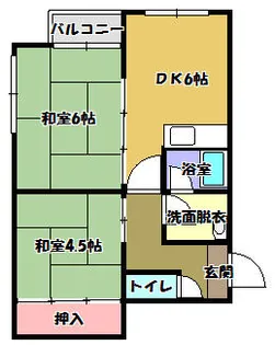 サンハイツ【304号室】の間取り