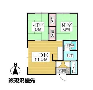 第一コーポ仁木【203号室】の間取り
