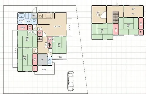 滋賀県大津市水明1丁目【一戸建】の間取り