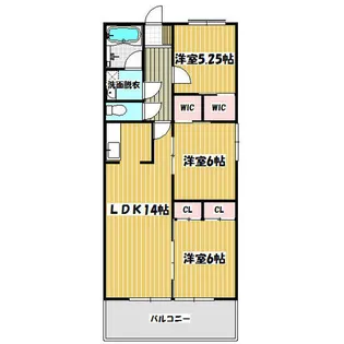 マリモⅡBLD【1階】の間取り