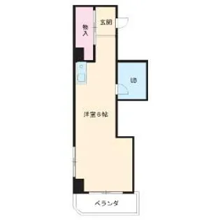 ヴィラカレッジウエスト【3階】の間取り