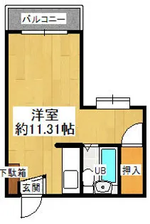 MAYUMIサンフィールド【403号室】の間取り