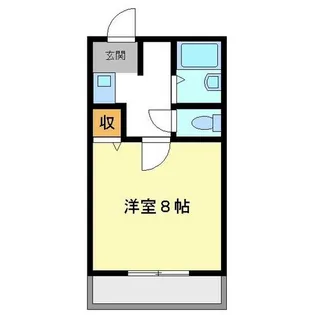 グランドヒルC棟【207号室】の間取り