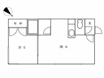 マインハイム【102号室】の間取り