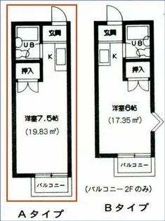 プリンスハイツ【2階】の間取り