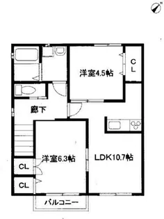 レグジー【2階】の間取り