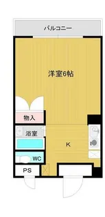 アール日の峯【3階】の間取り