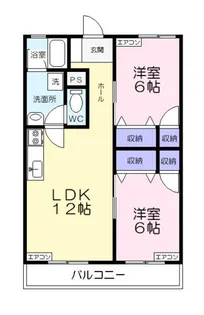 愛知県豊橋市菰口町5丁目【マンション】の間取り